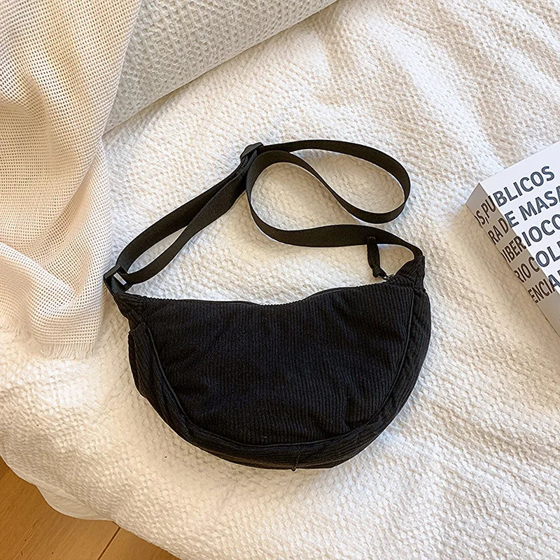 Sac à bandoulière en velours