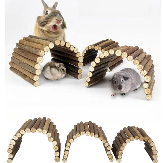 Jouet à mâcher en branches de saule pour petits animaux