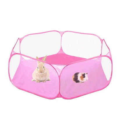 Parc portable pliable pour petits animaux – Cage légère et respirante