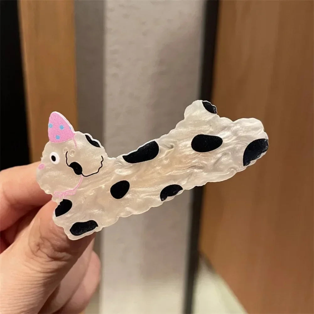 Pince à cheveux motif chat