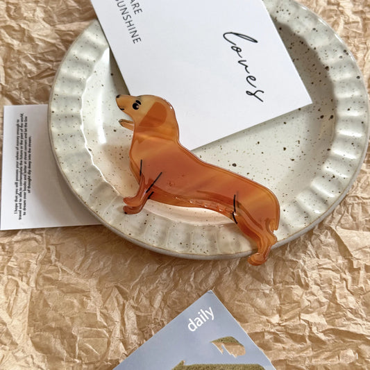 Pince à cheveux Teckel