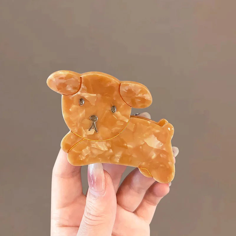 Pinces à cheveux animaux Chien, Chat et Lapin