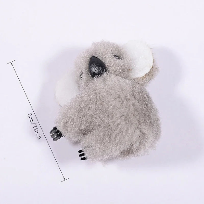 Pinces à cheveux en peluche Koala