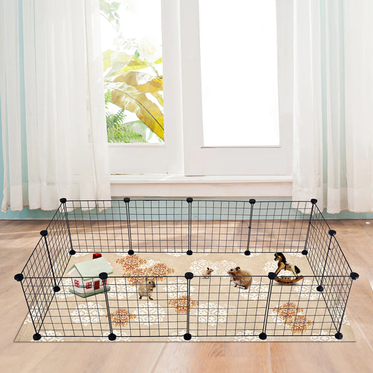 Enclos modulable pour petits animaux – Parc réglable intérieur/extérieur